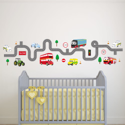 Transport Wall Stickers for...