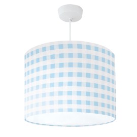Lampshade Blue & White Check